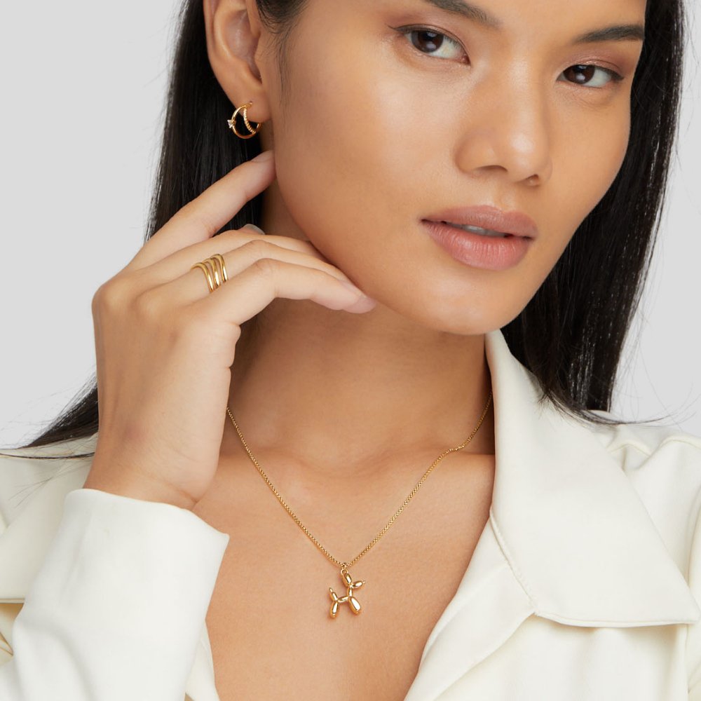 Cinzia Balloon Dog Necklace