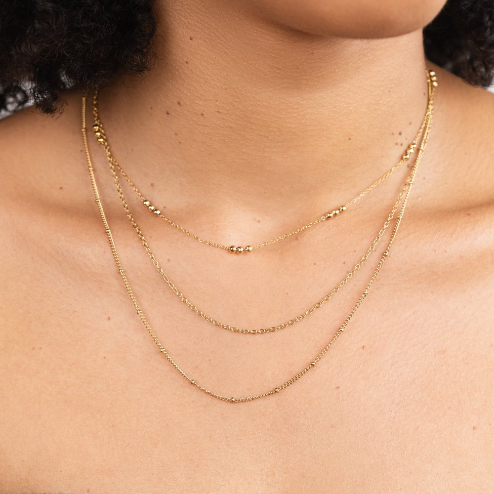 Delia Layered Chain Necklace