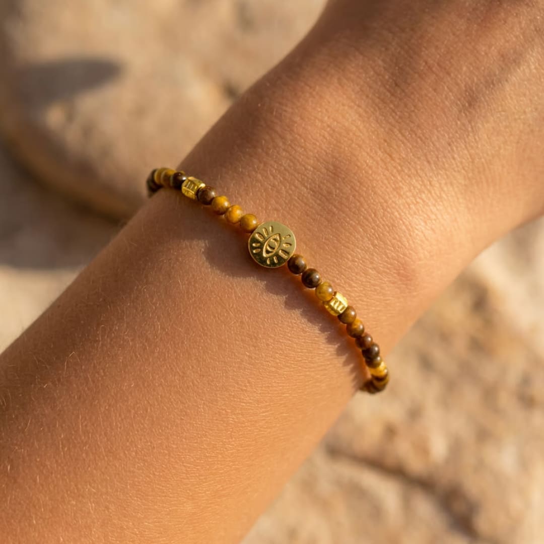 "Protective Bond" Bracelet in Natural Stones