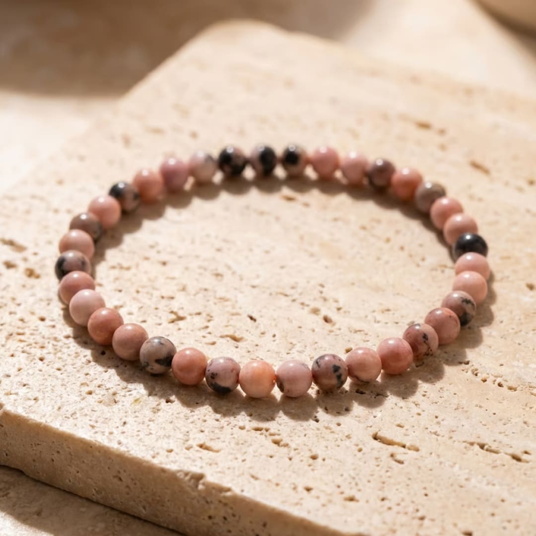 Fine 4 mm Stone Bead Bracelet