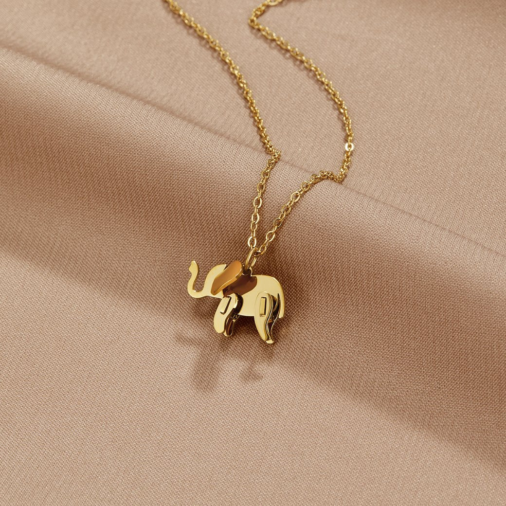 Fausta Elephant Necklace