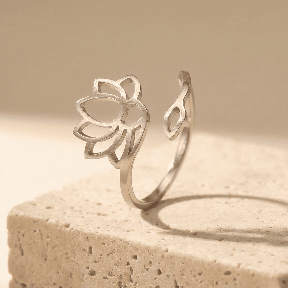 Lotus Adjustable Ring