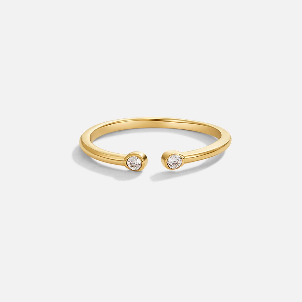 Gemella Duo Crystal Ring