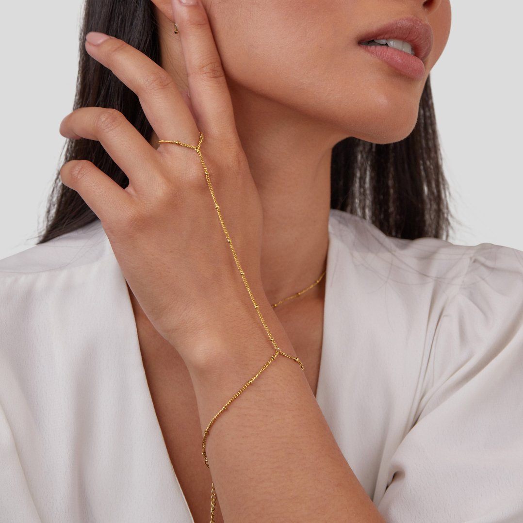 Orsola Bead Hand Chain