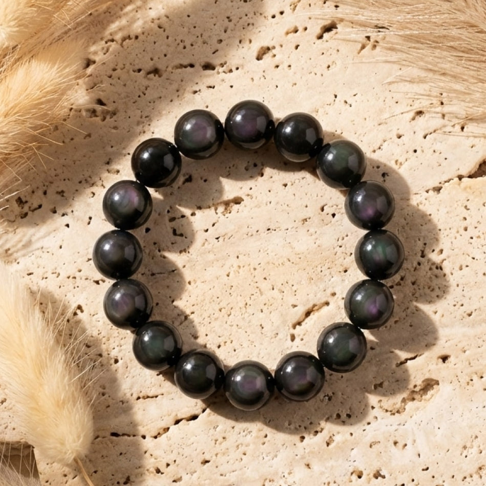 "Guardian Eye" Bracelet in Celestial Eye Obsidian