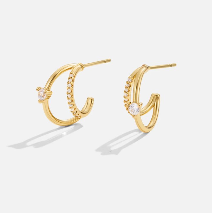 Flavia Charm Hoops