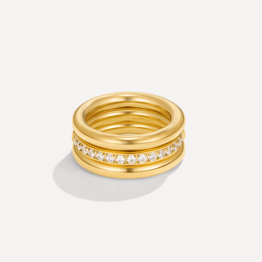 Terza Stacking Ring Set