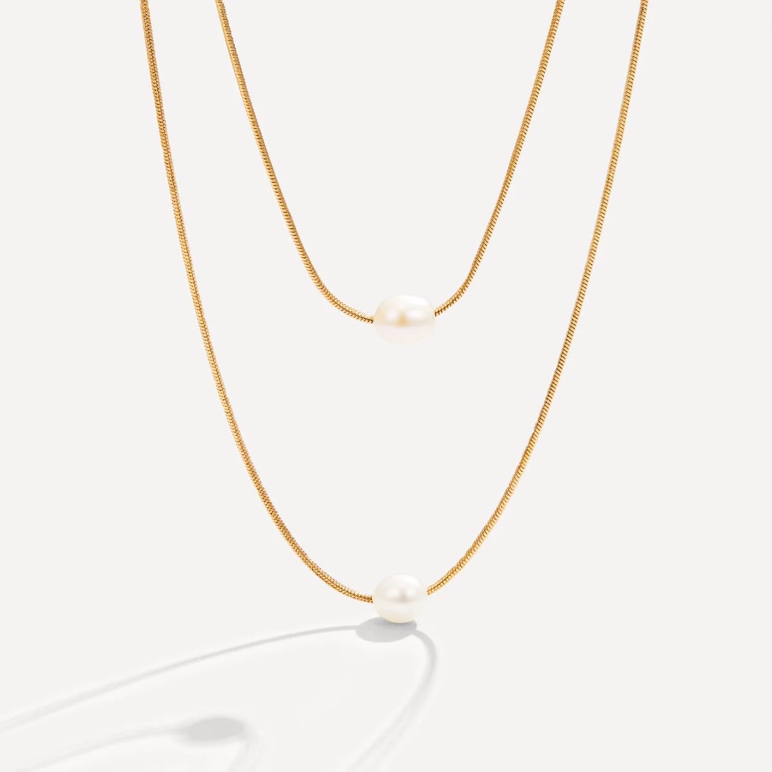 Maddalena Layered Pearl Necklace