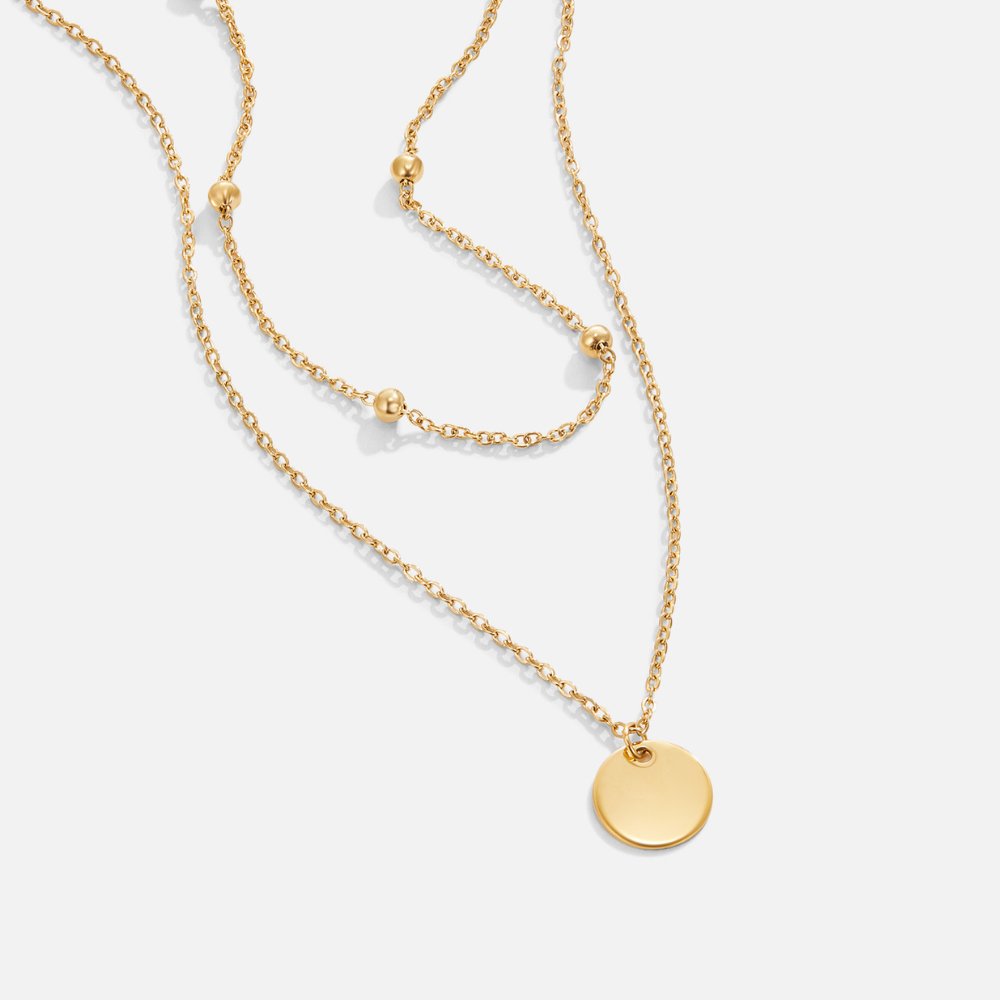 Serena Disc Necklace