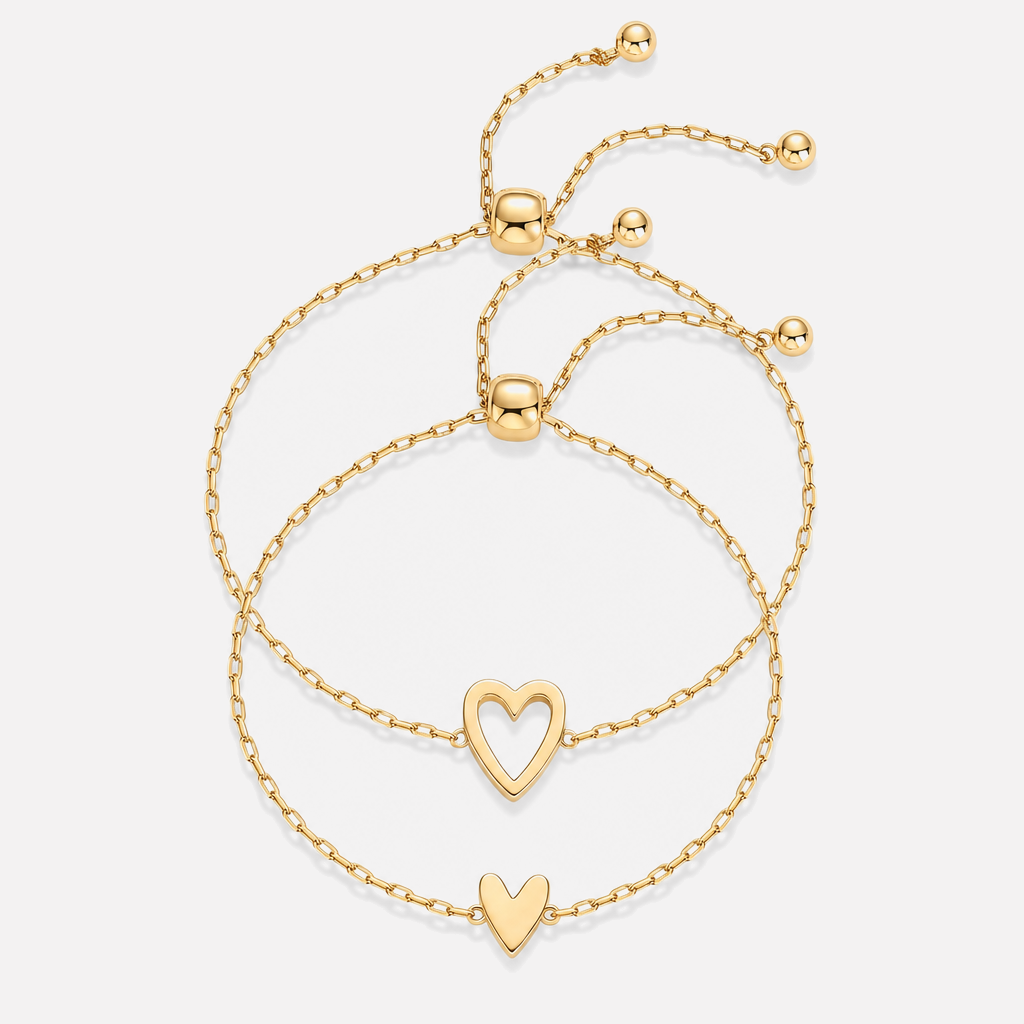 Donata Heart Bracelet Set