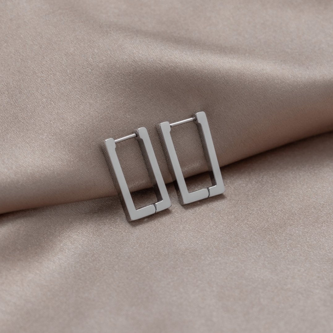 Tecla Rectangle Hoops