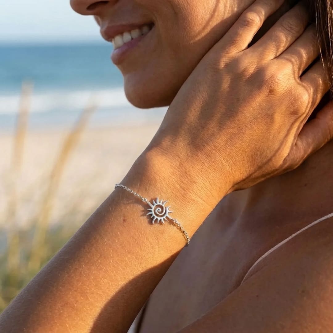 "Ray of Life" Symbolic Sun Bracelet