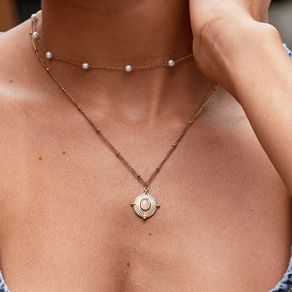 Monica Medallion Necklace