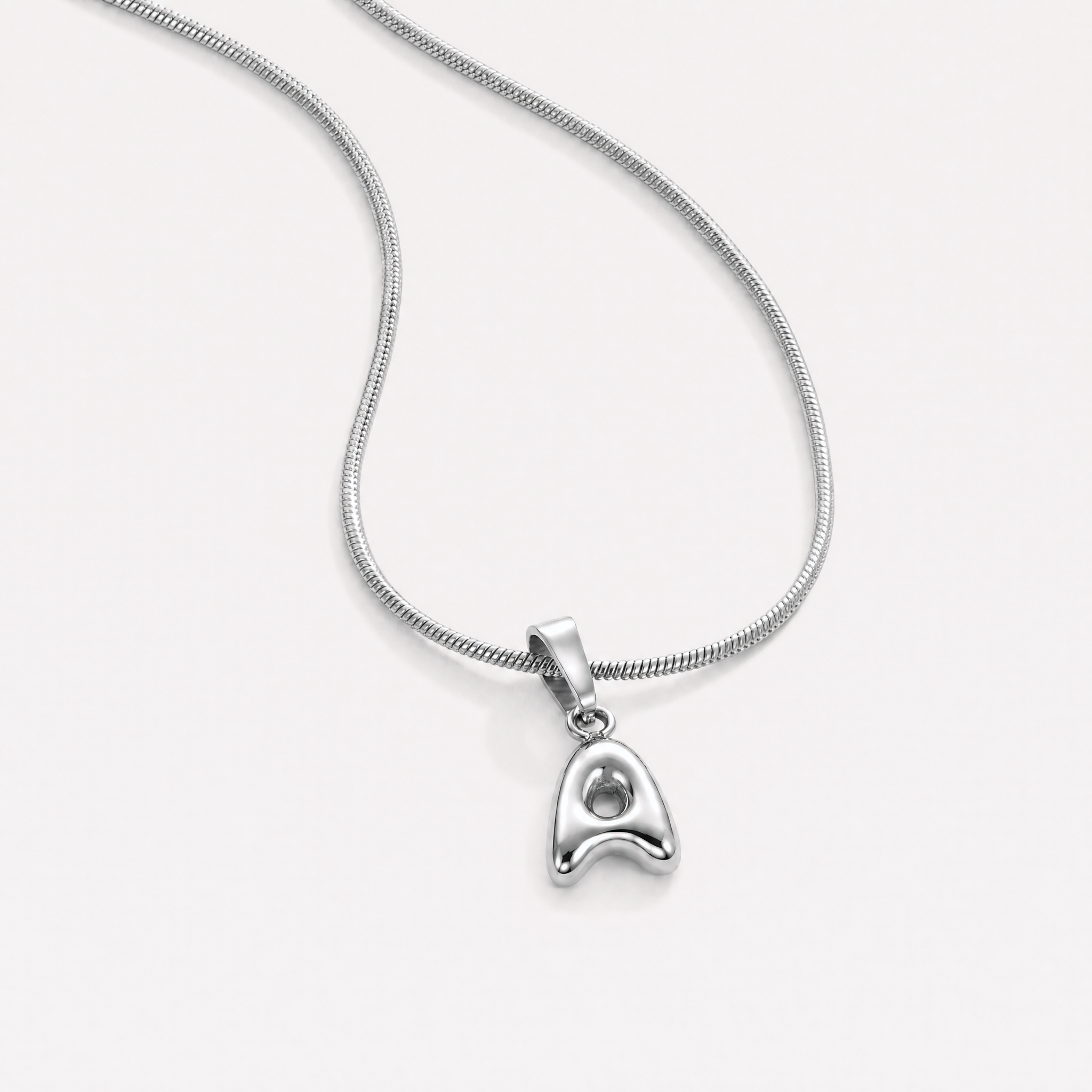 Bettina Bubble Initial Necklace