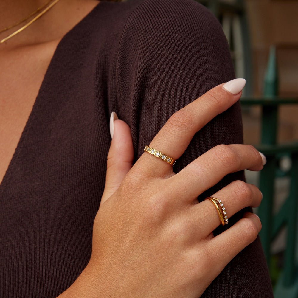 Eugenia Crystal Band Ring