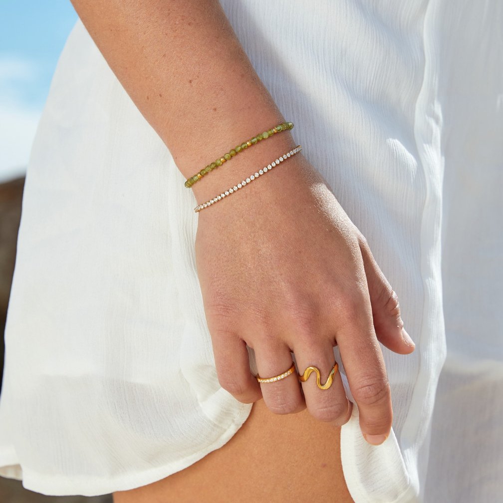 Oliva Peridot Bracelet