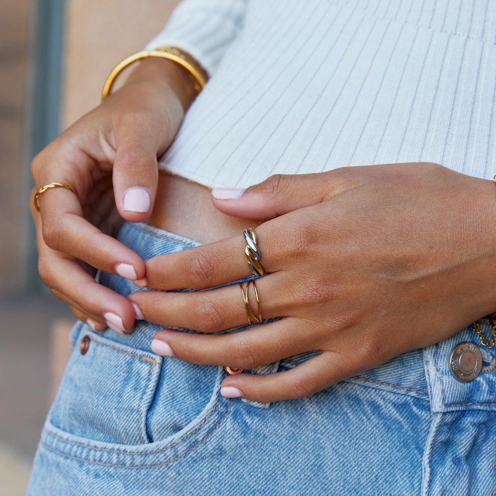Elvira Two-Tone Ring