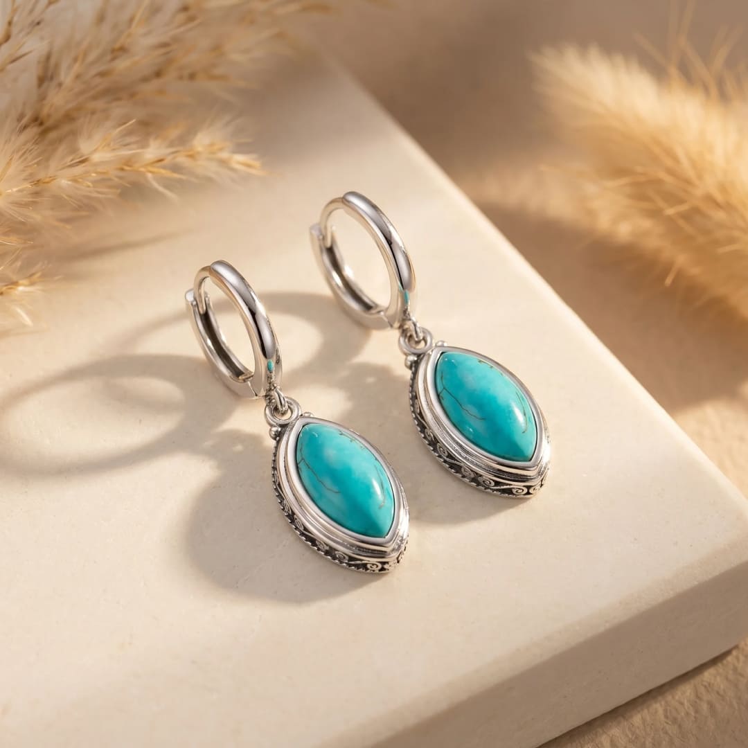 "Gentle Turquoise" Earrings