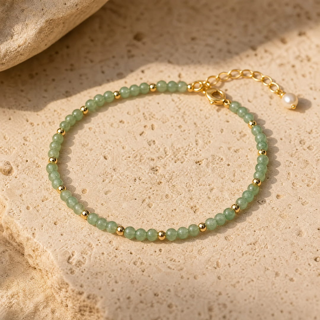 "Birth Month" Bracelet in Natural Stone