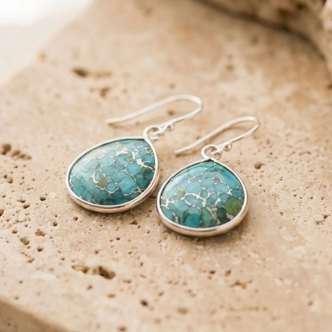 "Azure Sparkle" Earrings