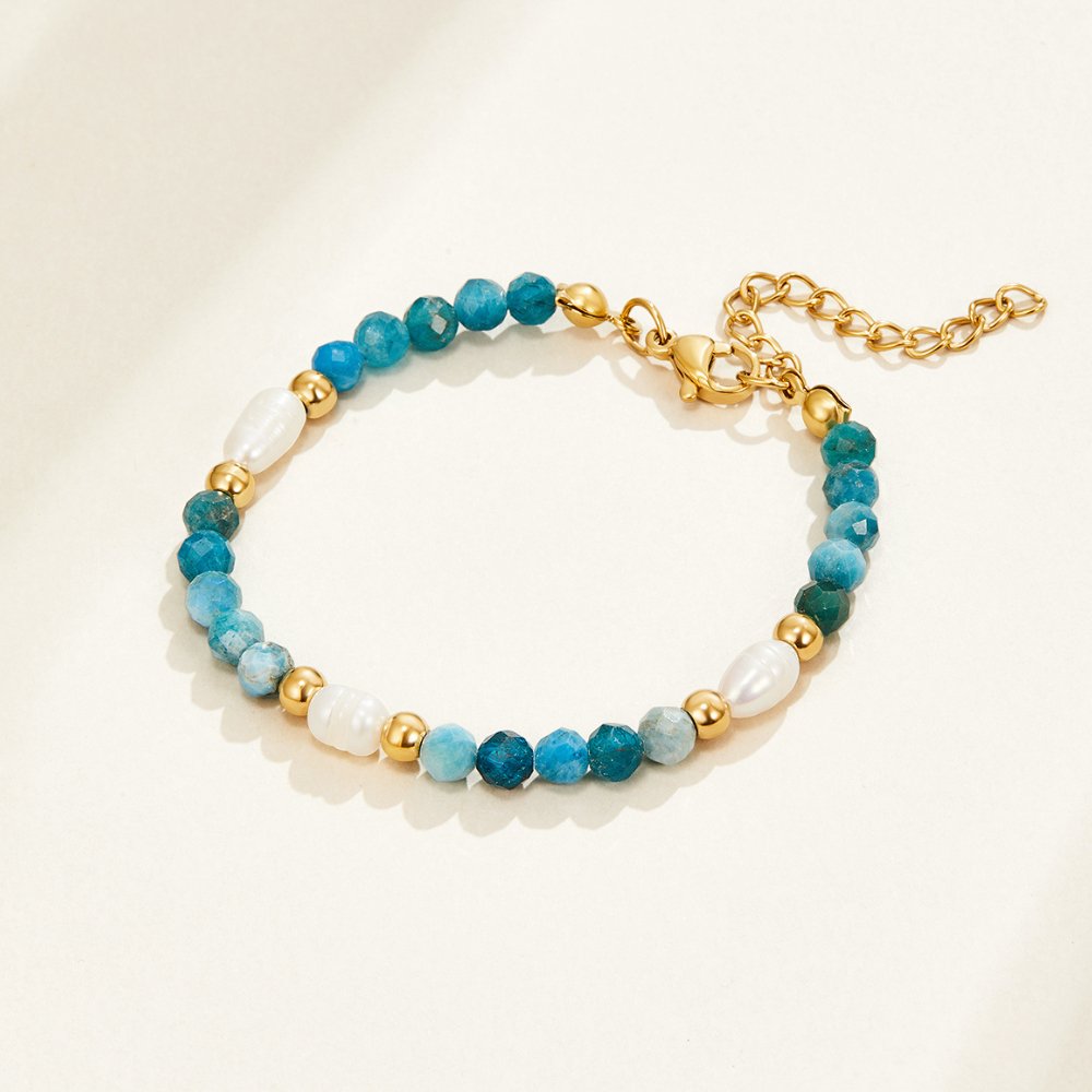 Rina Turquoise Bead Bracelet