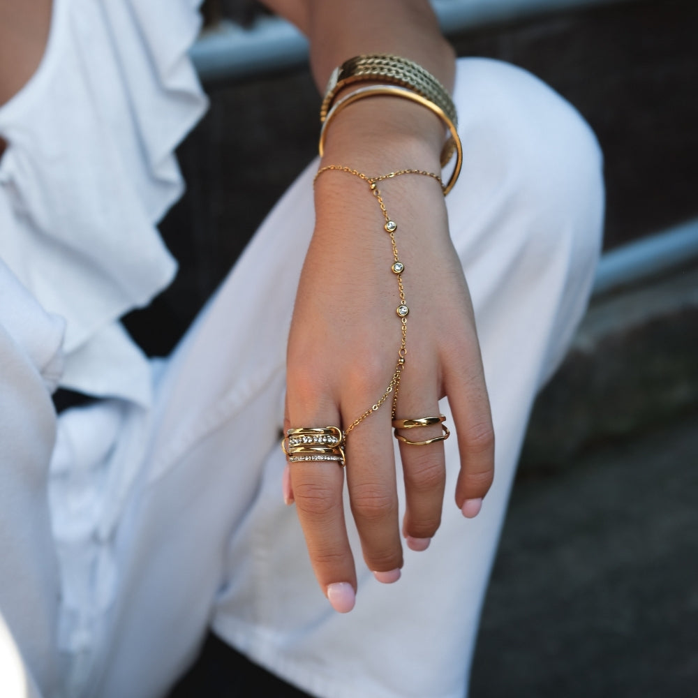 Portia Pavé Band Ring