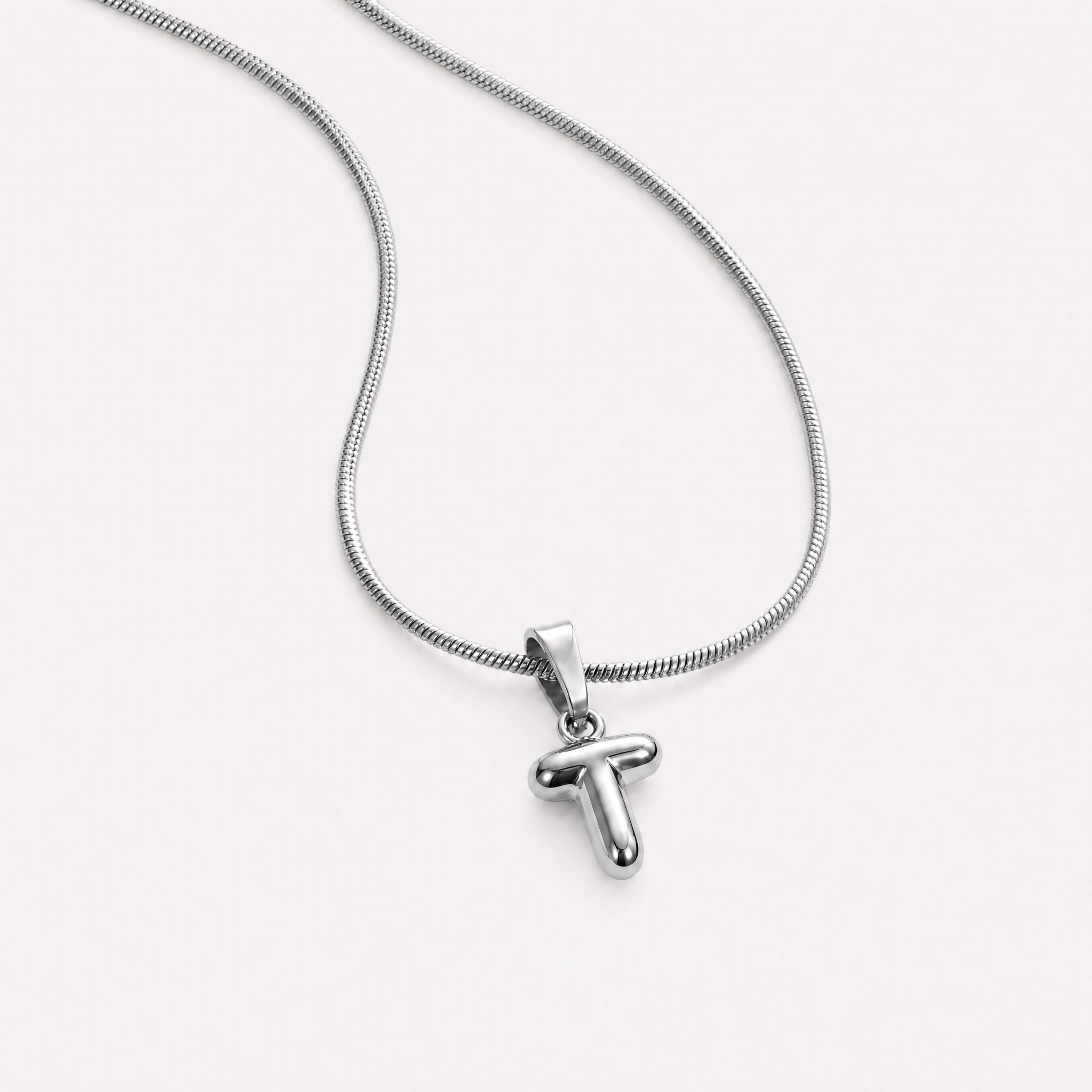 Bettina Bubble Initial Necklace