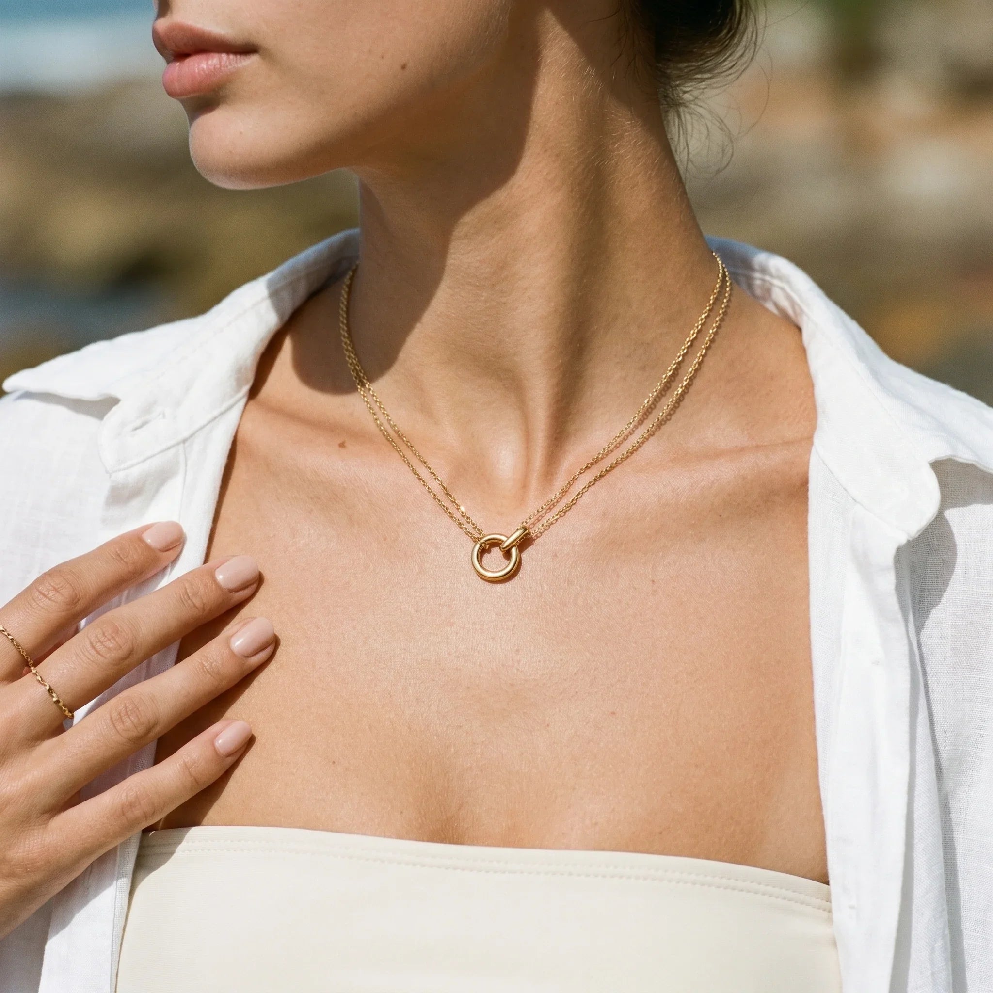 Anella Circle Necklace
