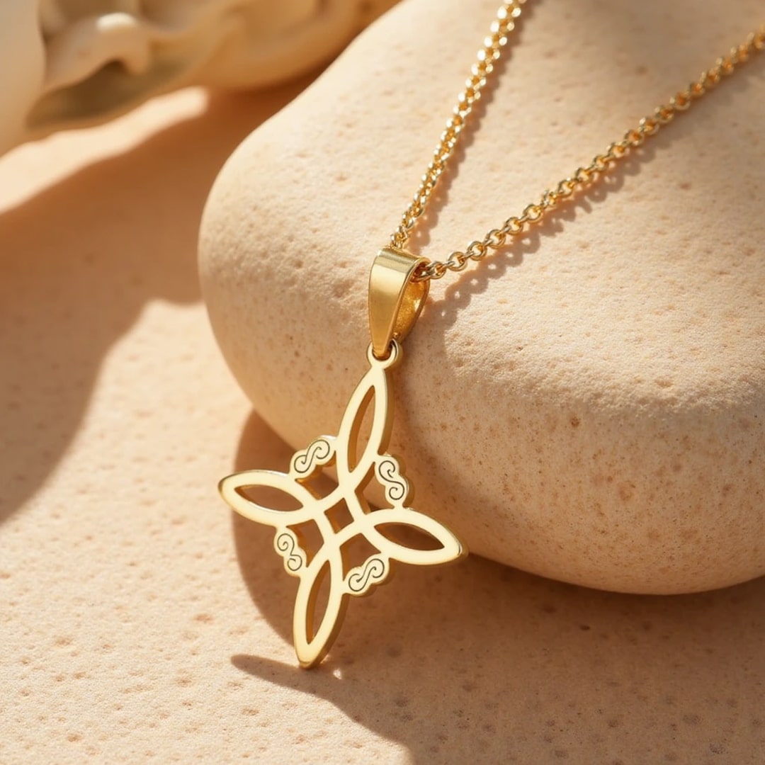 Protection Knot Shield Necklace
