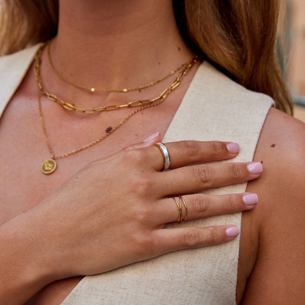 Irma Mother-of-Pearl Ring