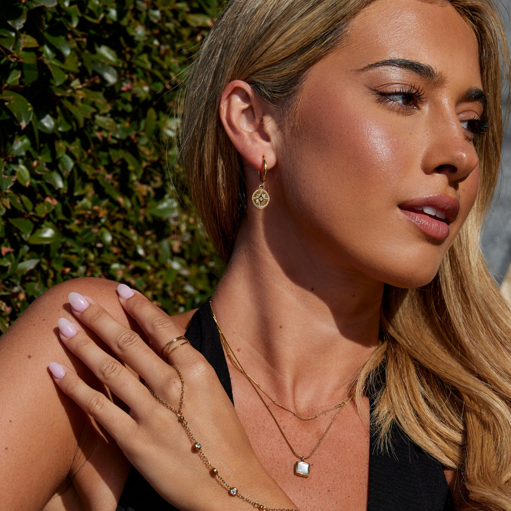 Siria Star Coin Earrings