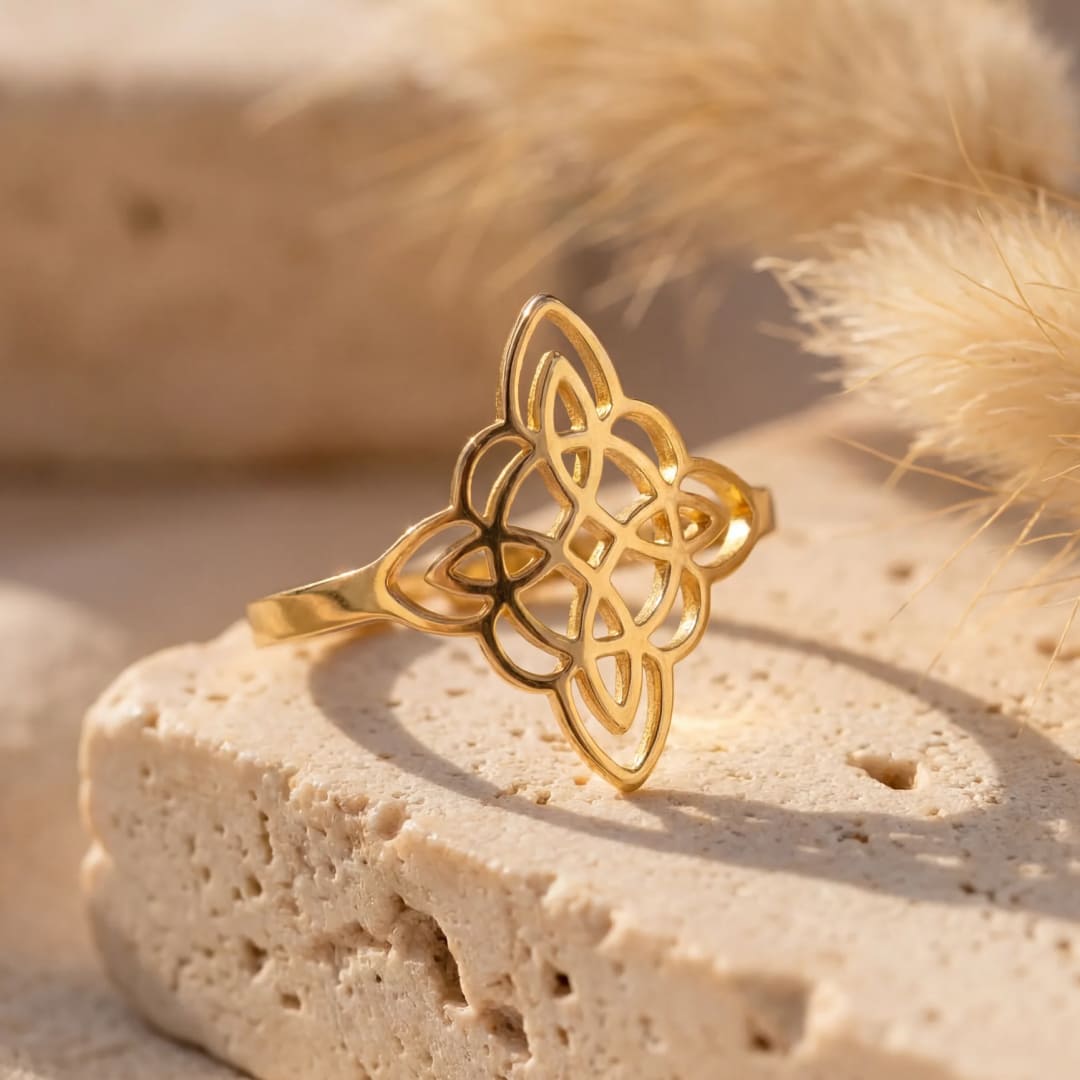 "Eternity Knot" Adjustable Ring