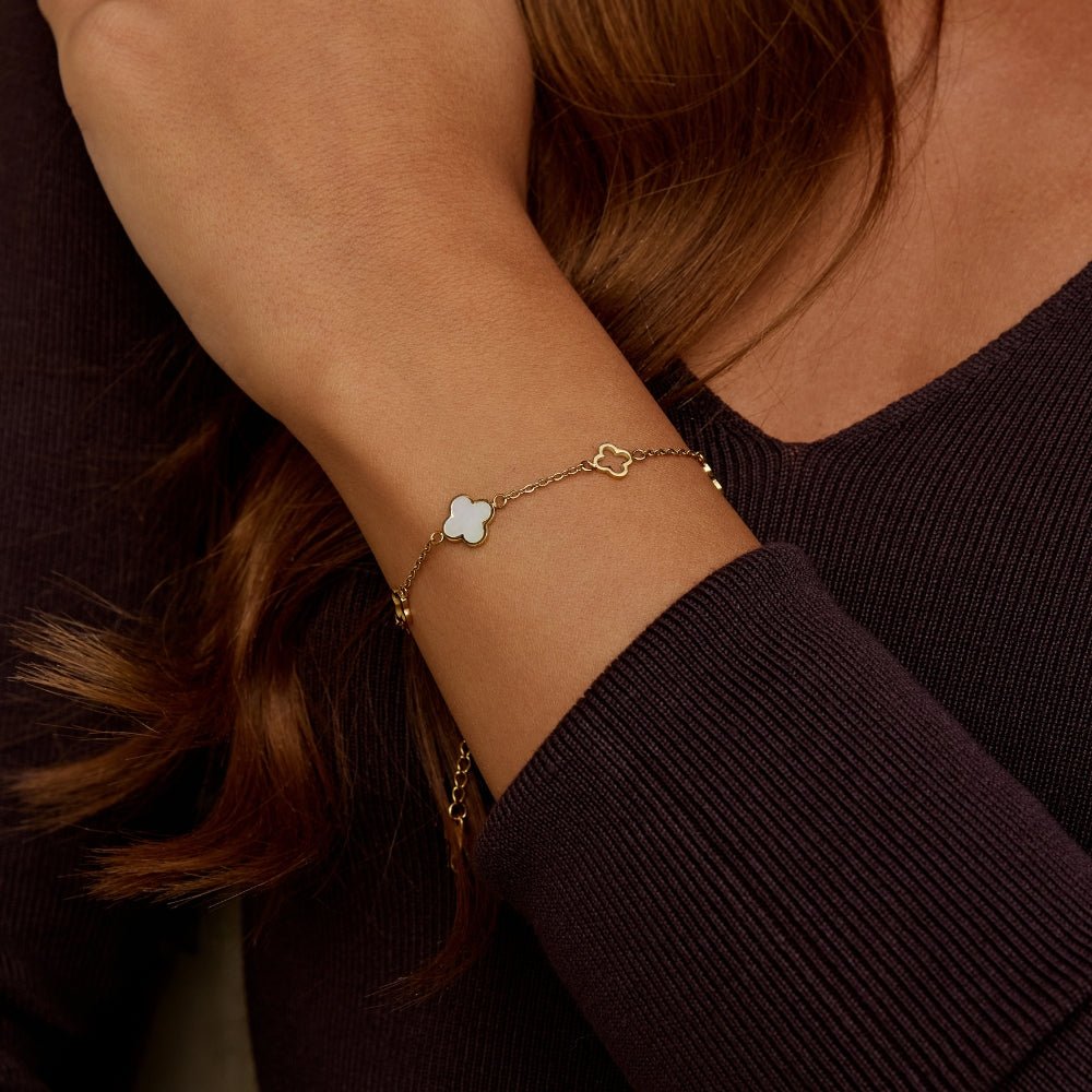 Viola Clover Bracelet
