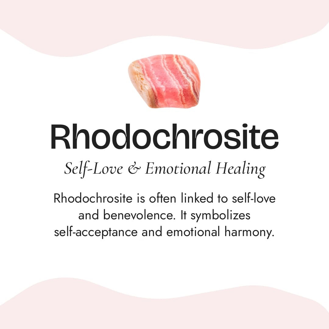 "Gentleness of the Heart" Wrap Bracelet in Rhodochrosite