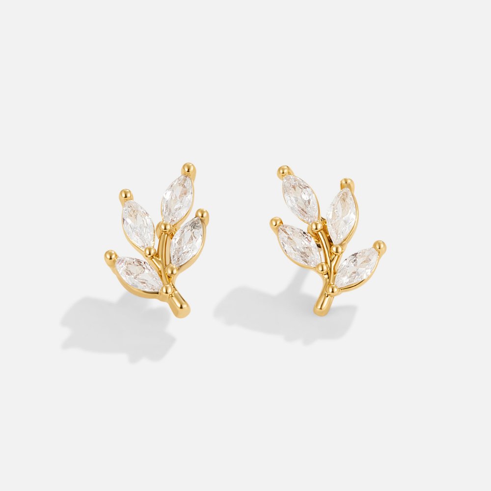 Rosalba Leaf Studs