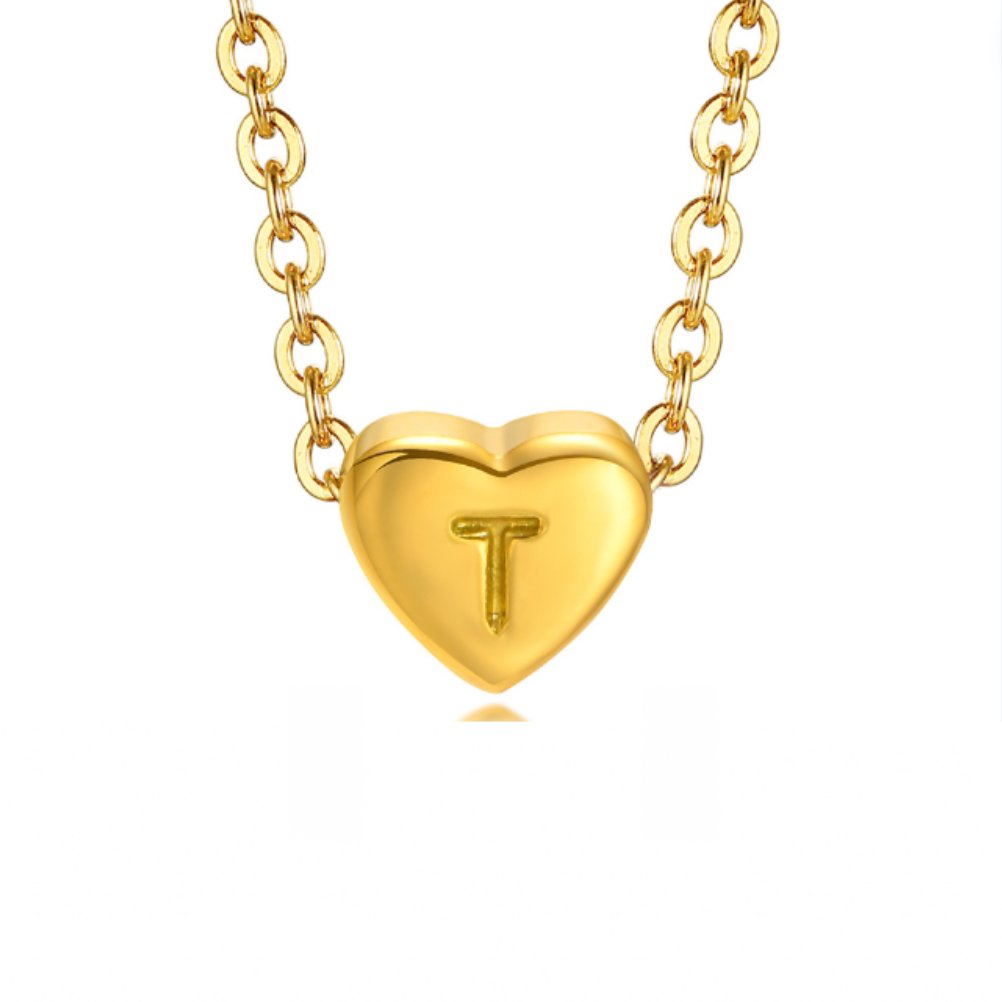 Diletta Heart Initial Bracelet