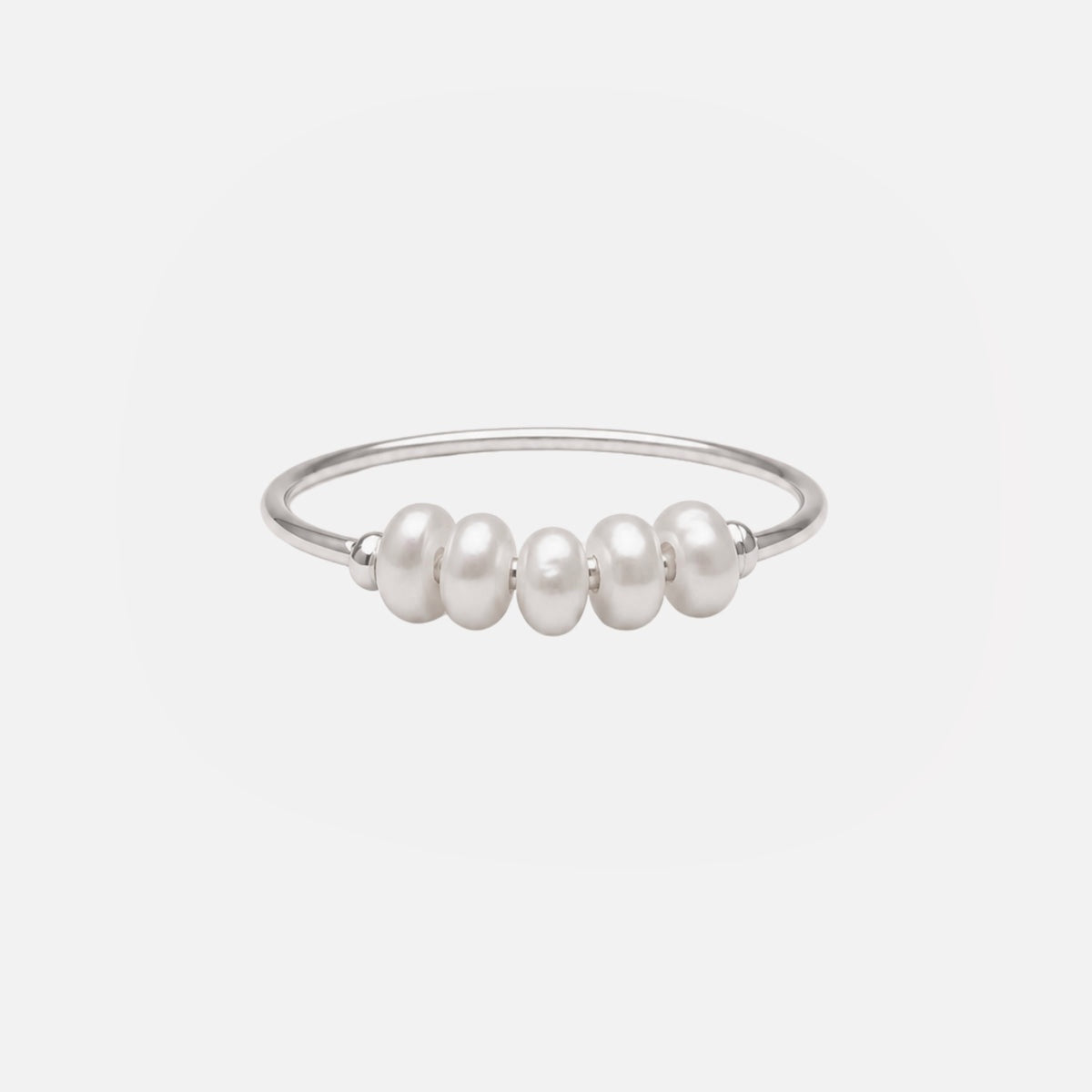 Perlina Pearl Row Ring