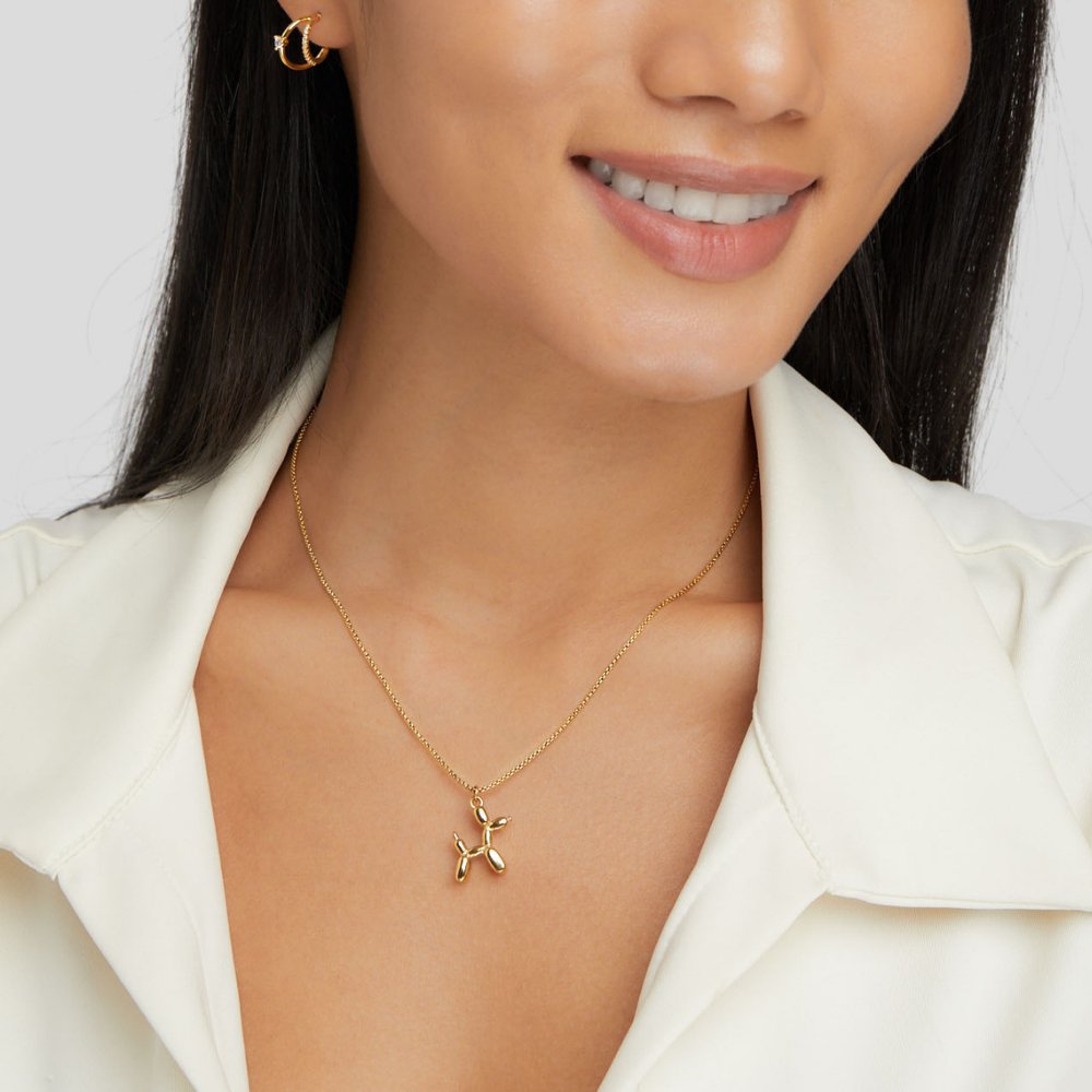 Cinzia Balloon Dog Necklace