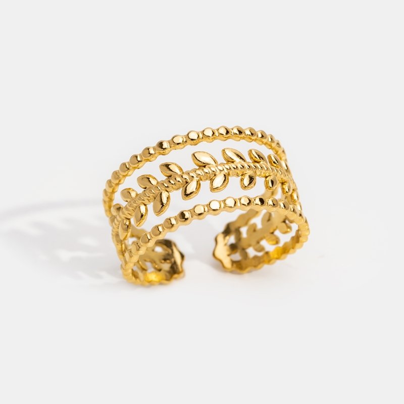 Edera Leaf Ring