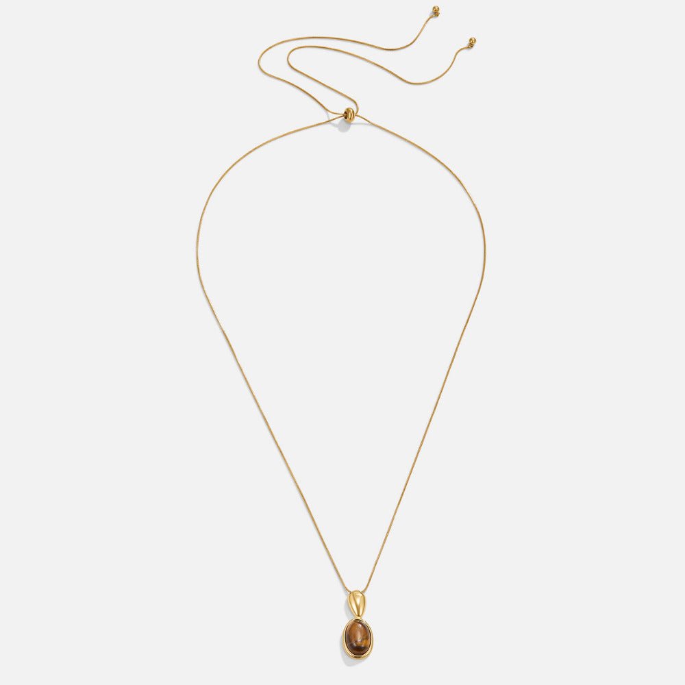 Leandra Tiger Eye Necklace