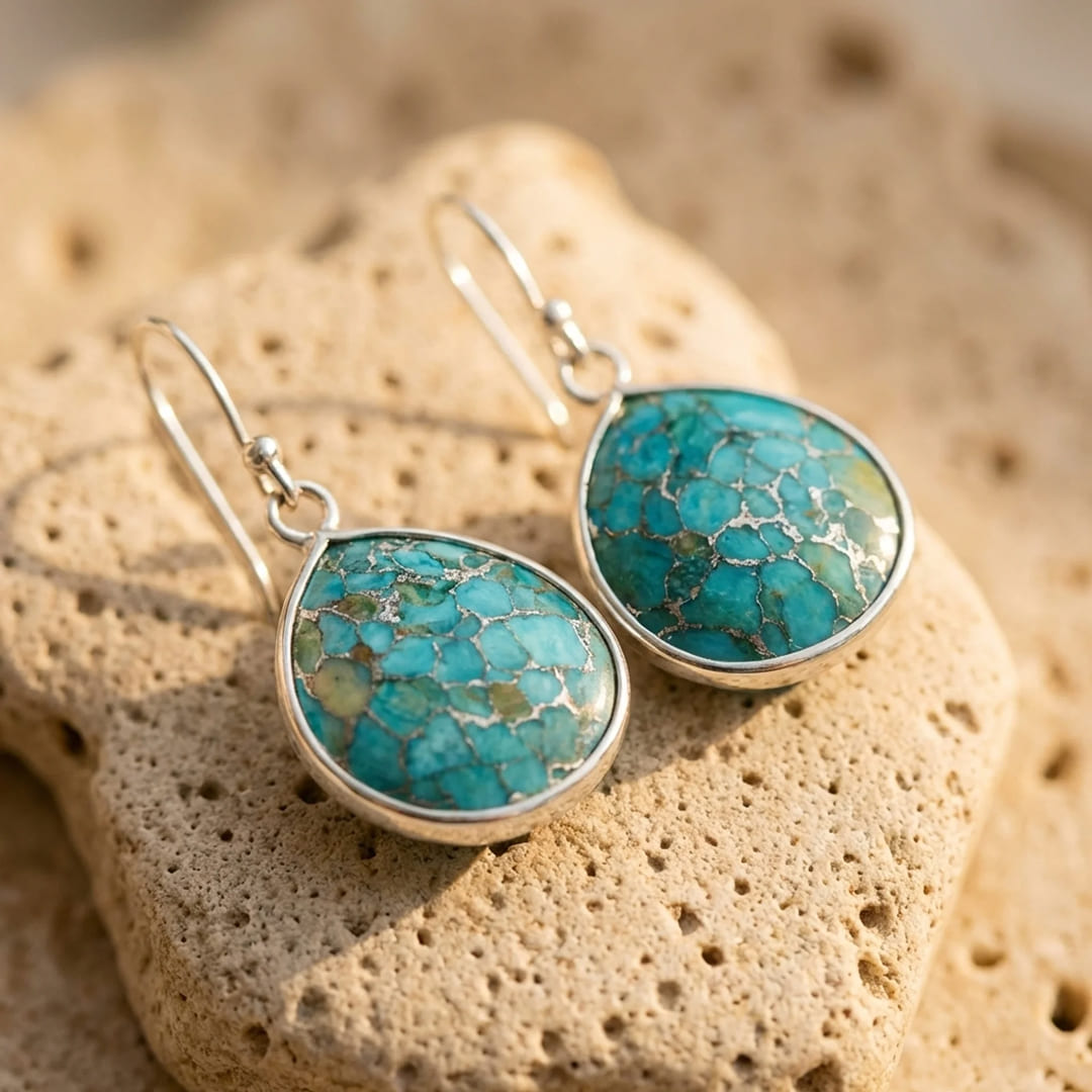 "Azure Sparkle" Earrings