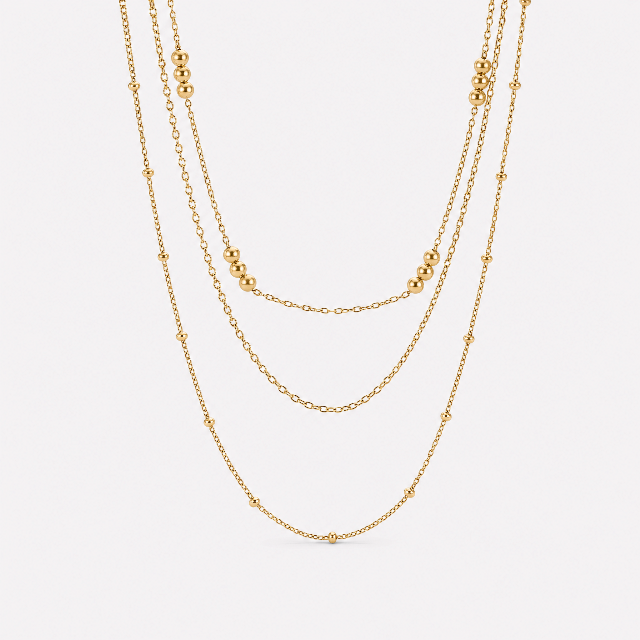 Delia Layered Chain Necklace