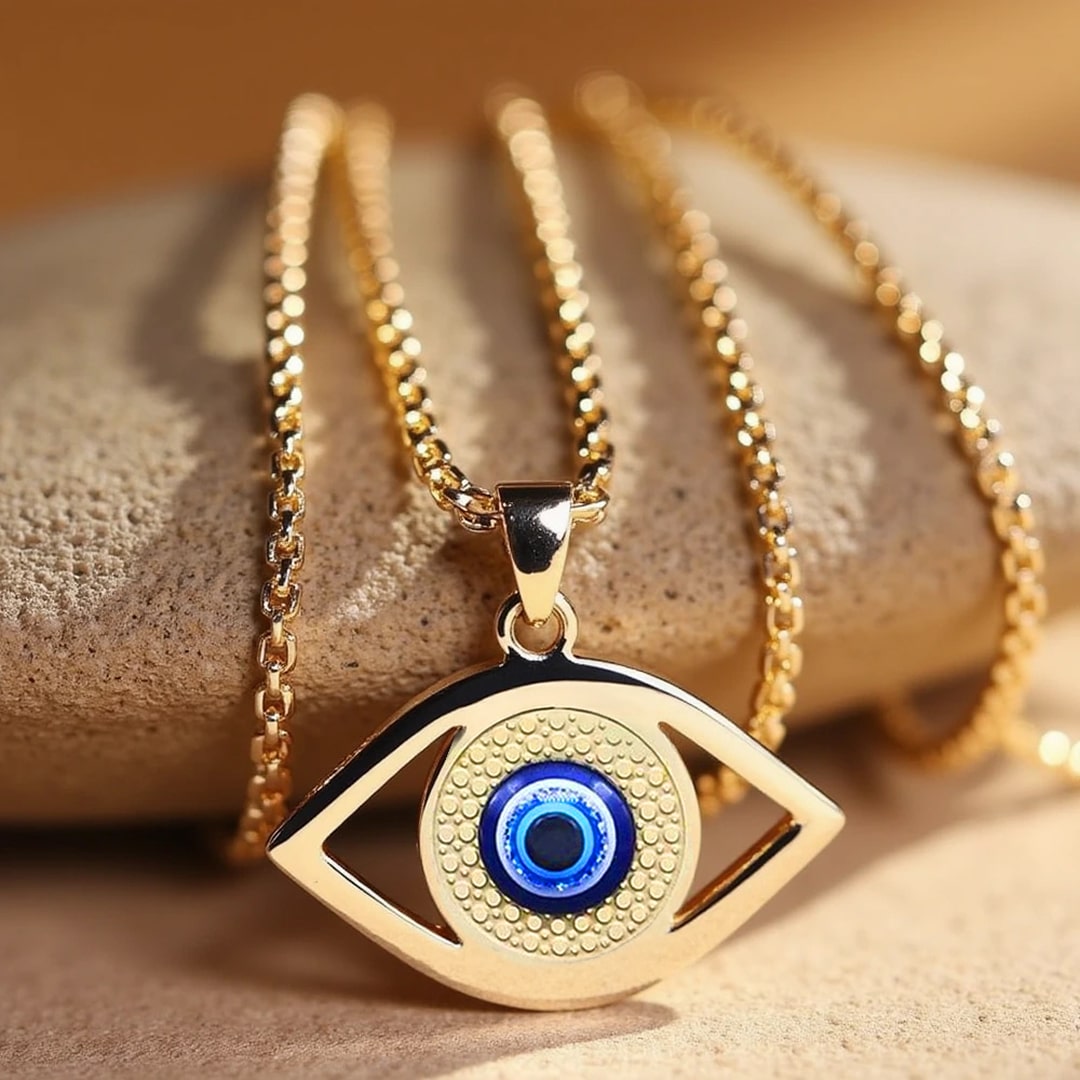 Blue Eye Pendant - Symbolic Protection from the Evil Eye