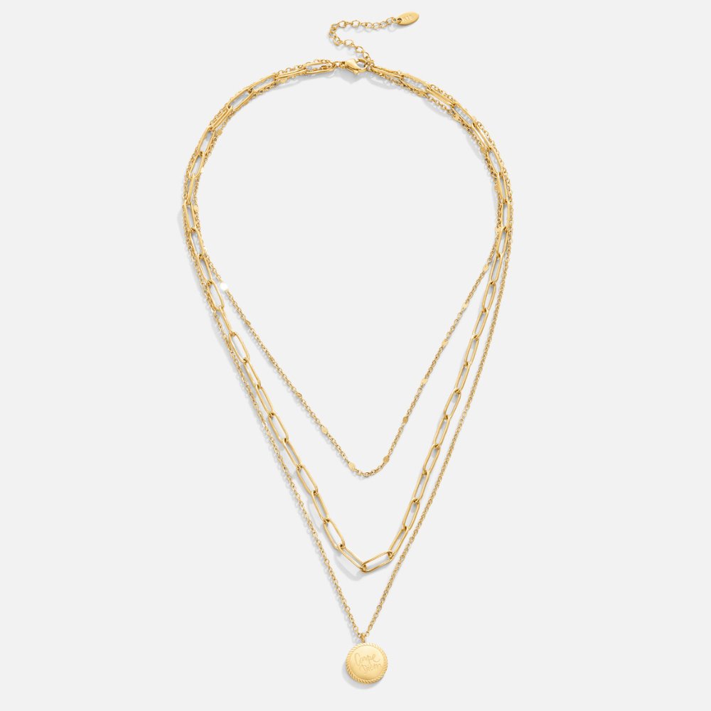 Loredana Layered Coin Necklace
