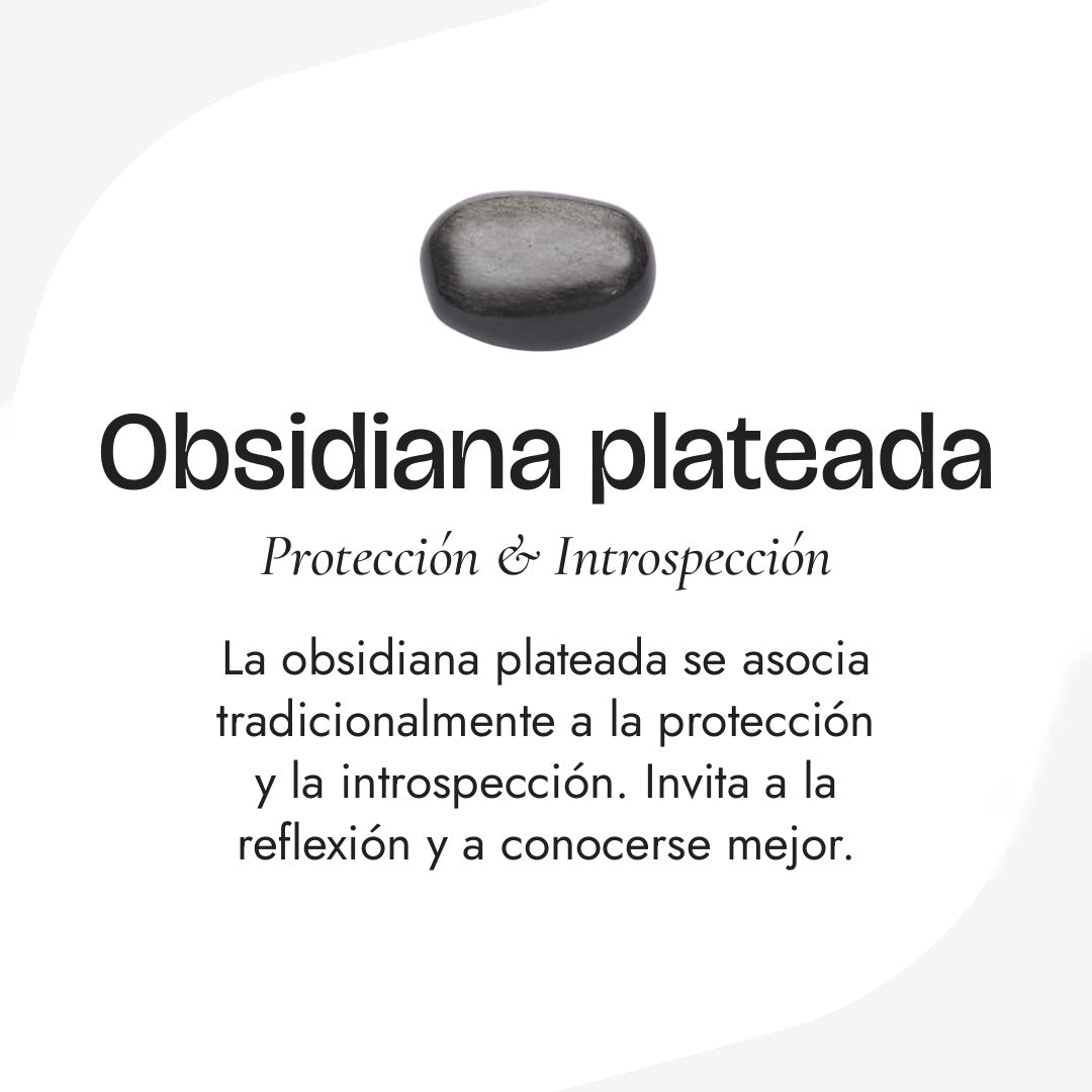"Nocturnal Serenity" Pendant in Silver Obsidian