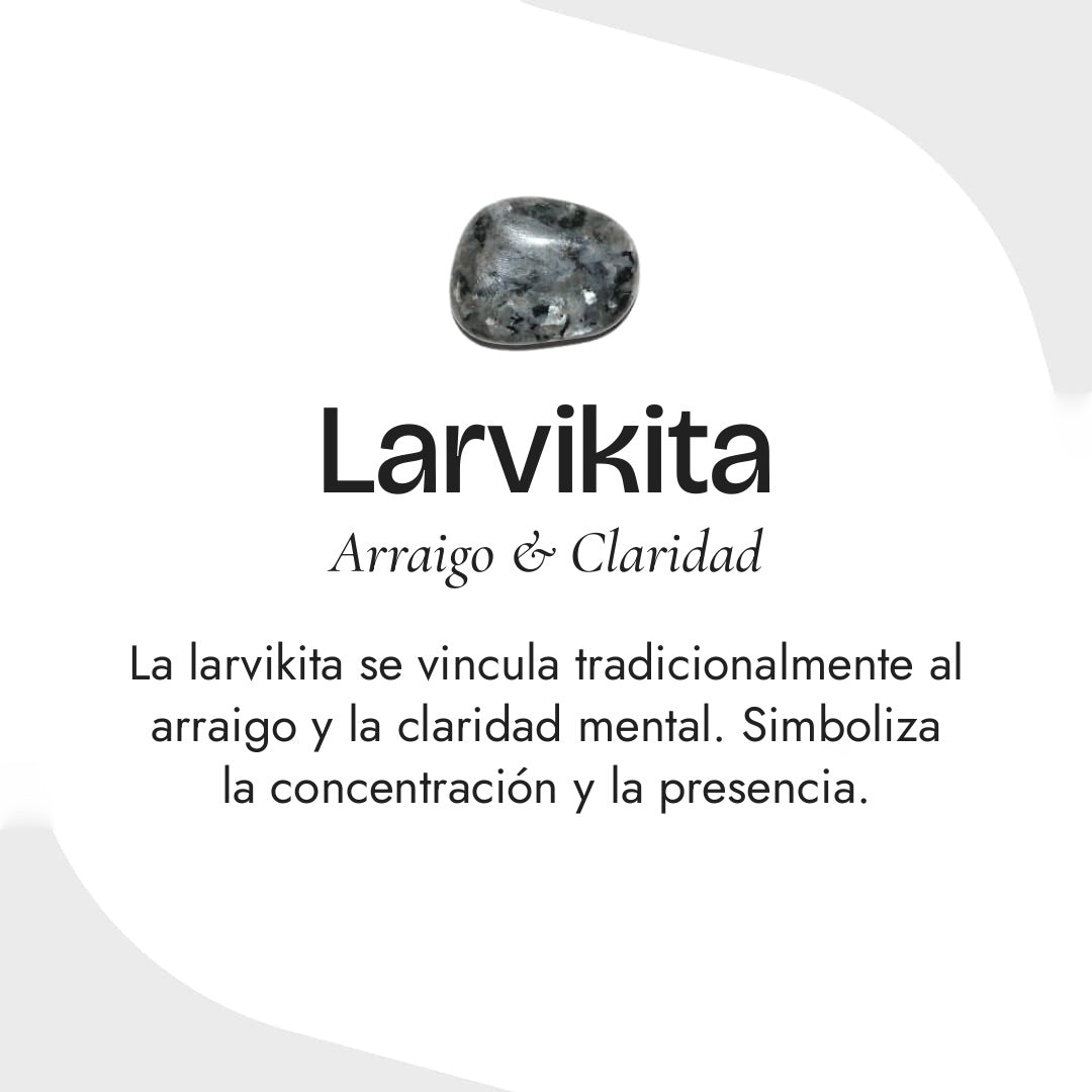 "Inner Strength" Bracelet in Larvikite