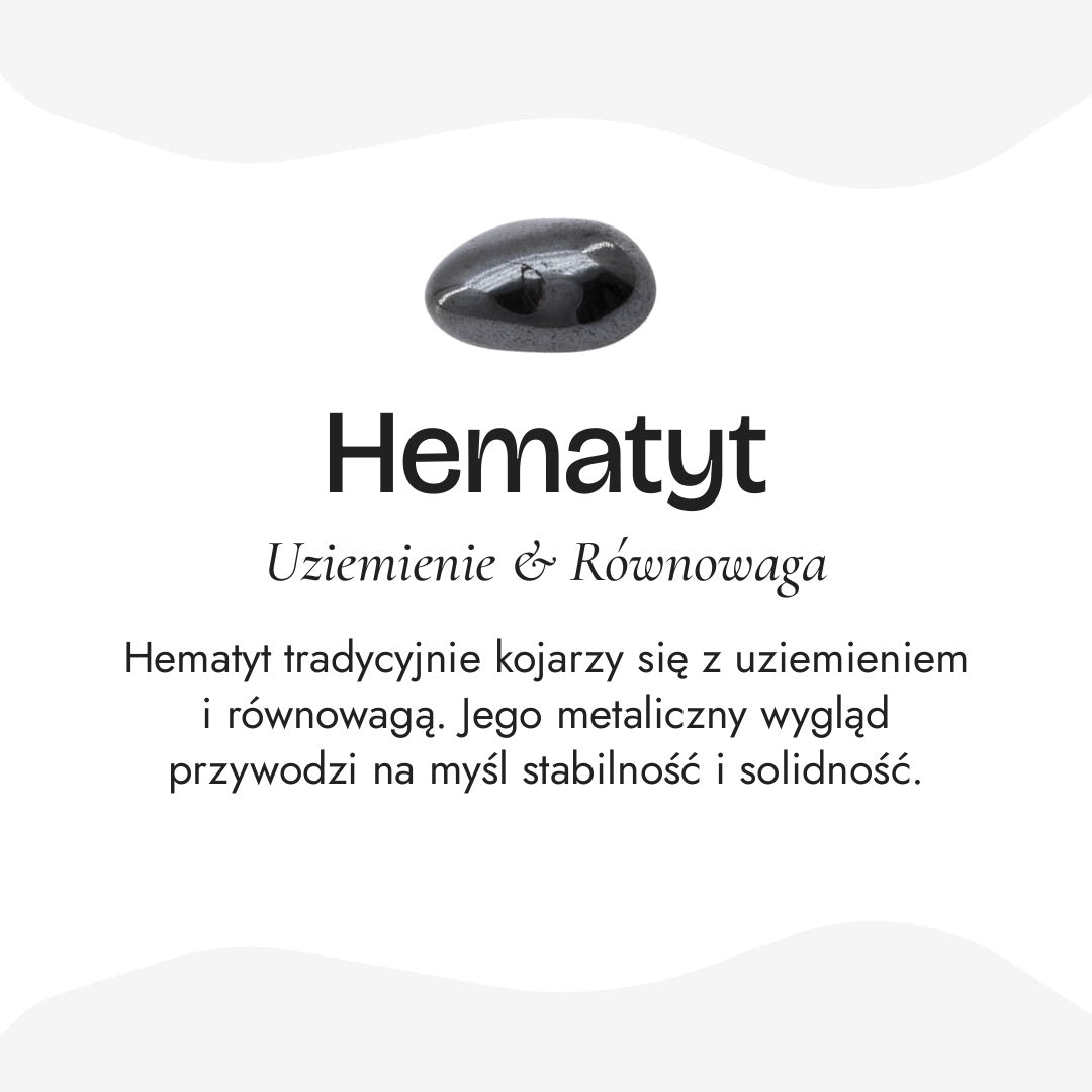 "Symbol of Grounding" Bracelet in Hematite