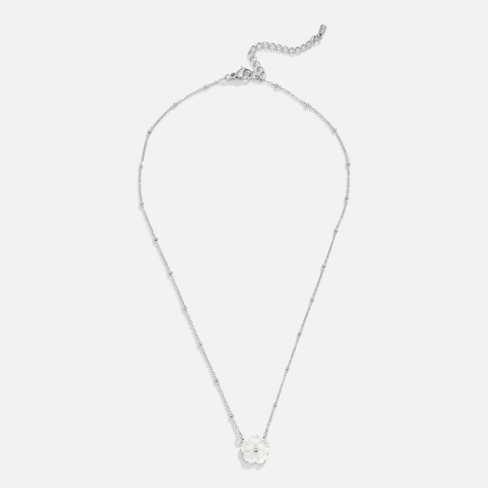 White Blossom Flower Necklace