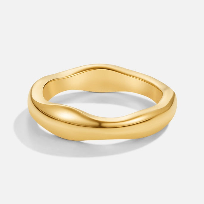 Luana Bold Wave Ring