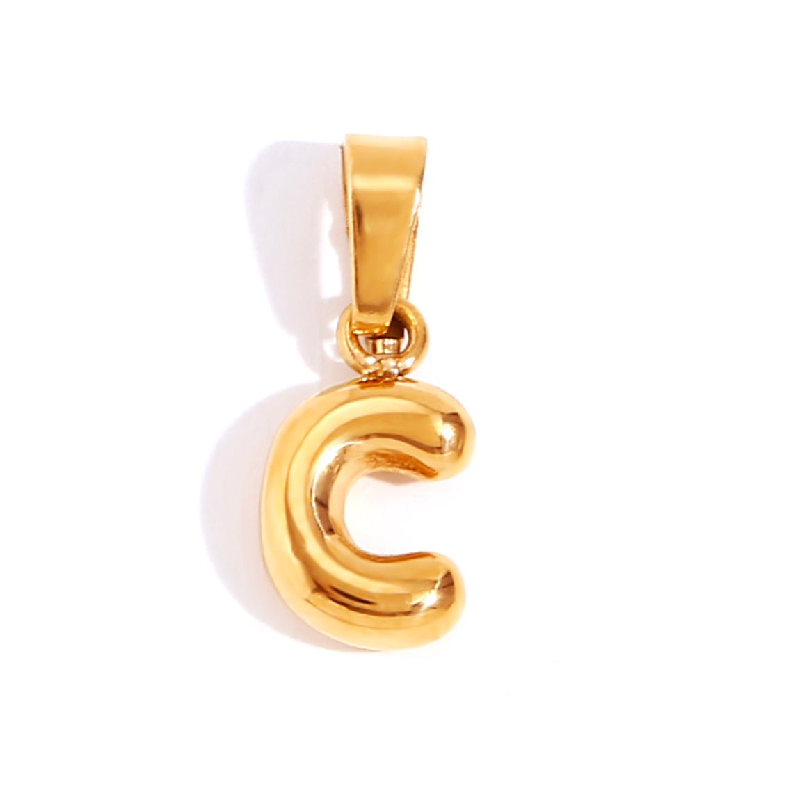 Bettina Bubble Initial Necklace